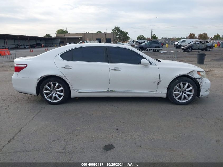 2008 Lexus Ls 460 L VIN: JTHGL46F185026435 Lot: 40693197