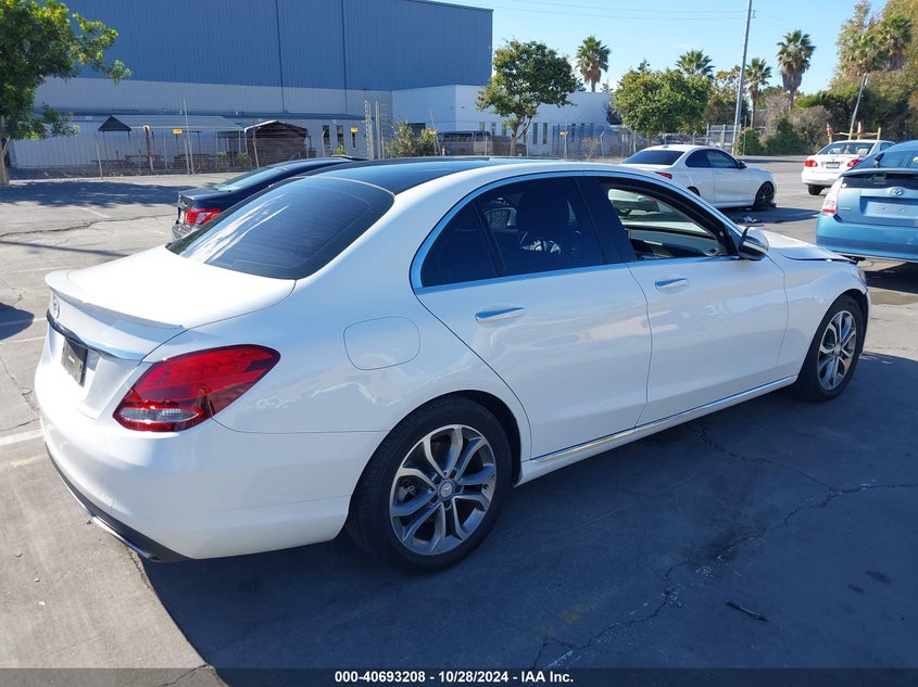 2016 MERCEDES-BENZ C 300 LUXURY/SPORT - 55SWF4JB4GU149117