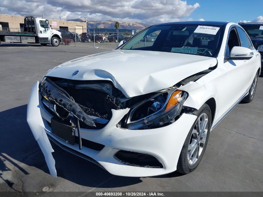 2016 Mercedes-Benz C 300 Luxury/Sport VIN: 55SWF4JB4GU149117 Lot: 40693208