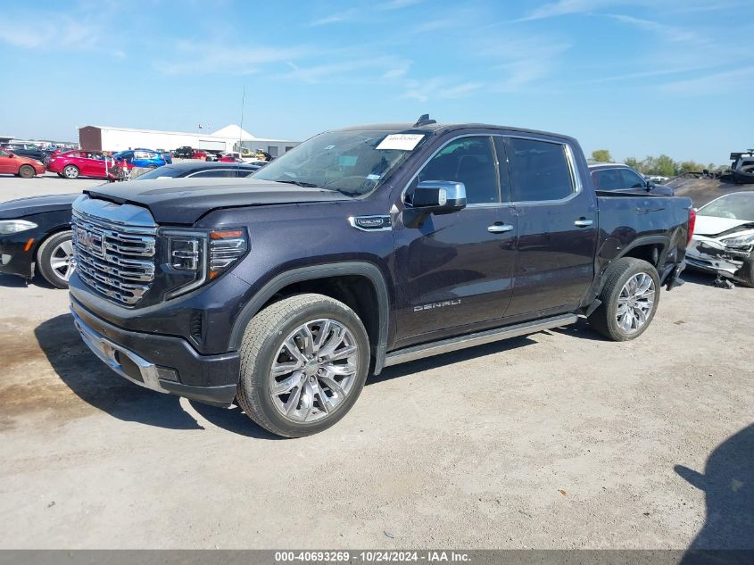 2022 GMC Sierra 1500 2Wd Short Box Denali VIN: 3GTPHGED9NG627293 Lot: 40693269