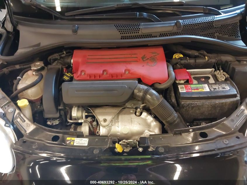 2016 Fiat 500 Abarth VIN: 3C3CFFFH4GT144843 Lot: 40693292