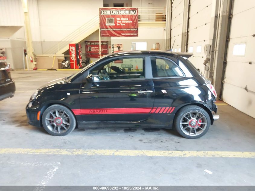 2016 Fiat 500 Abarth VIN: 3C3CFFFH4GT144843 Lot: 40693292