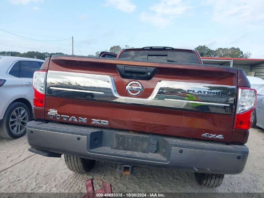 2017 Nissan Titan Xd Platinum Reserve Gas VIN: 1N6AA1F4XHN517433 Lot: 40693315