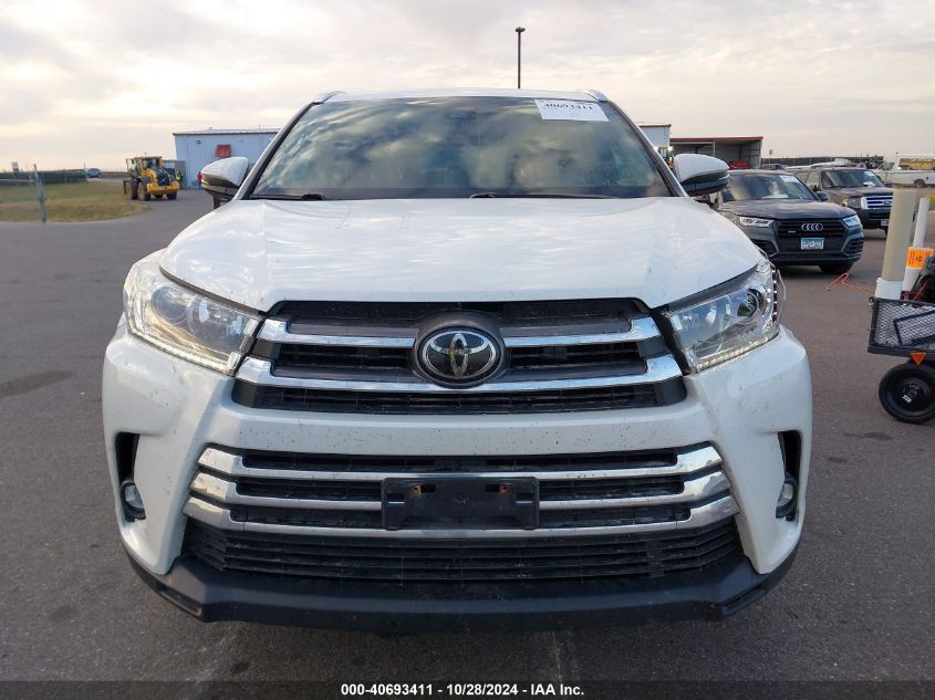 2019 Toyota Highlander Limited VIN: 5TDDZRFHXKS953906 Lot: 40693411