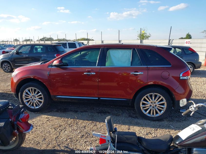 2014 Lincoln Mkx VIN: 2LMDJ8JK2EBL00416 Lot: 40693429