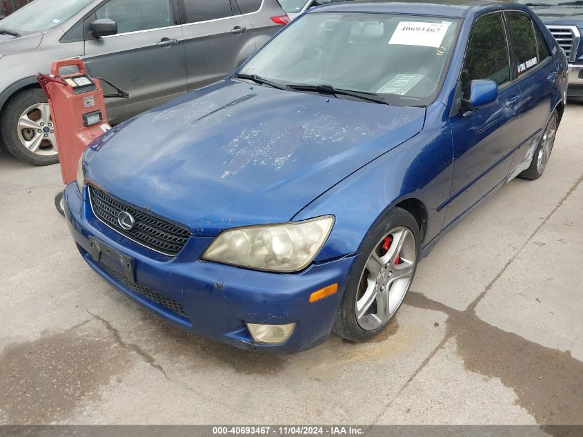 2003 Lexus Is 300 300 VIN: JTHBD192530072189 Lot: 40693467