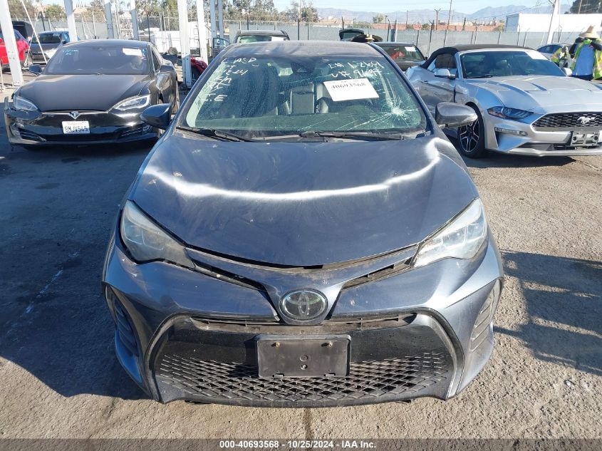 2019 TOYOTA COROLLA SE - 2T1BURHE7KC169197