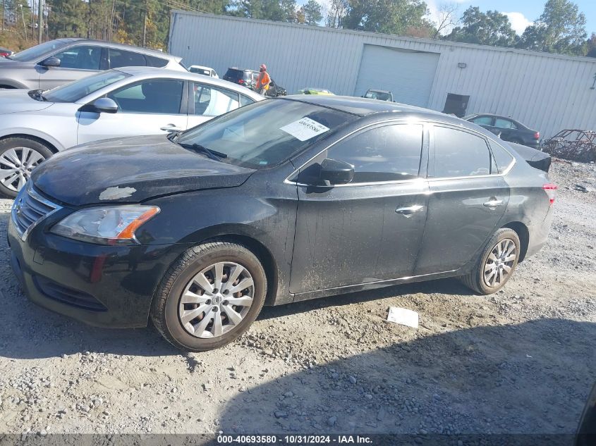 2014 Nissan Sentra Sv VIN: 3N1AB7AP3EL657312 Lot: 40693580