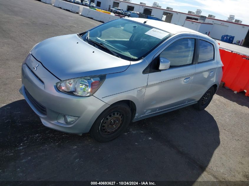 VIN ML32A3HJ6EH011018 2014 MITSUBISHI MIRAGE no.2