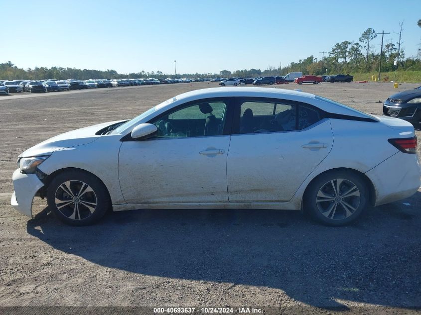 2022 Nissan Sentra Sv VIN: 3N1AB8CV3NY291033 Lot: 40693637