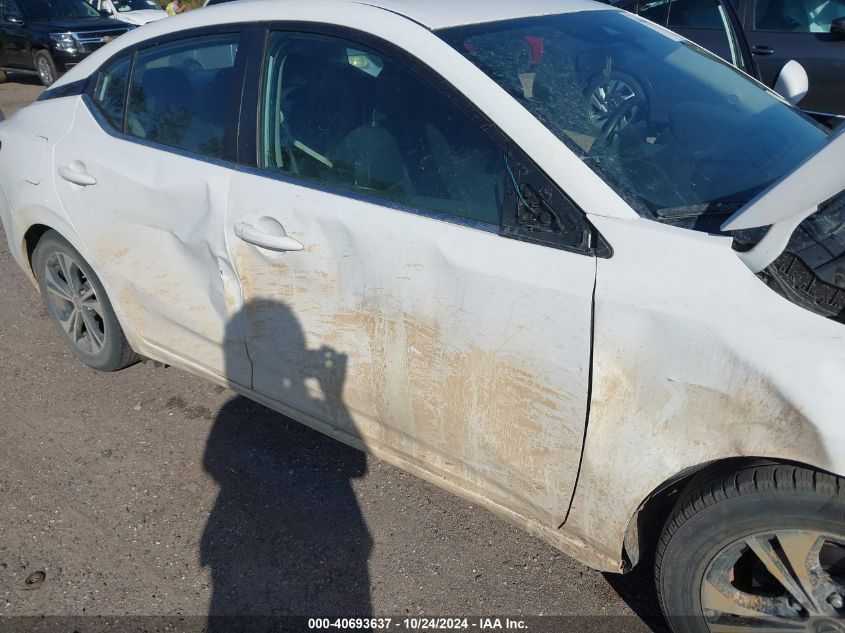 2022 Nissan Sentra Sv VIN: 3N1AB8CV3NY291033 Lot: 40693637