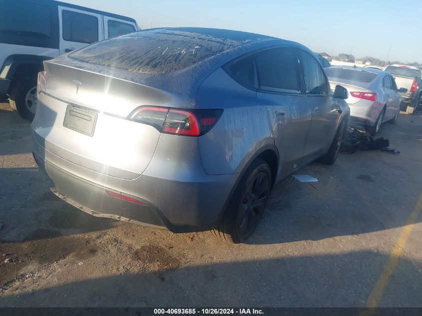 VIN 7SAYGDED6RA301369 2024 Tesla Model Y, Long Rang... no.4