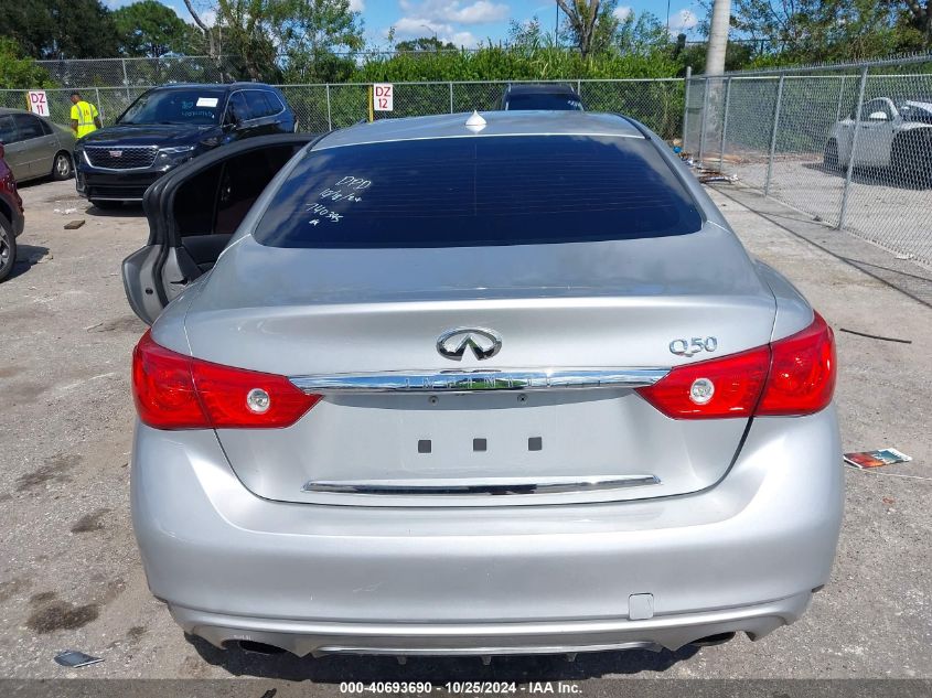 2017 Infiniti Q50 3.0T Premium VIN: JN1EV7AP6HM740395 Lot: 40693690