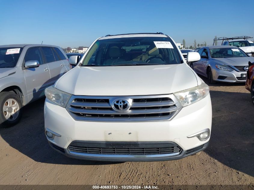 2012 Toyota Highlander Se V6 VIN: 5TDBK3EH5CS130327 Lot: 40693753