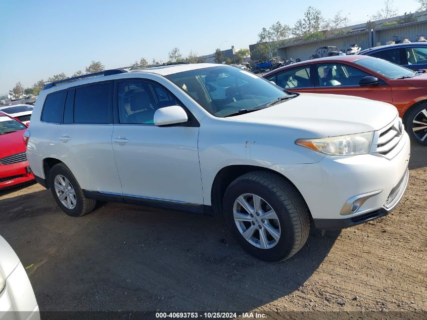 2012 Toyota Highlander Se V6 VIN: 5TDBK3EH5CS130327 Lot: 40693753