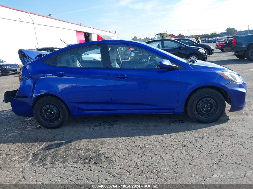 2013 Hyundai Accent Gls VIN: KMHCT4AE6DU481453 Lot: 40693764