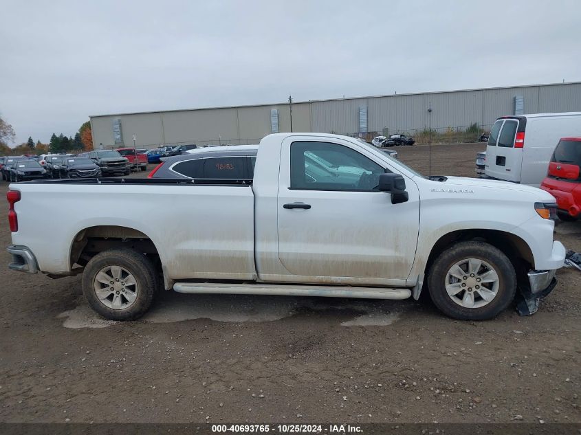 2023 Chevrolet Silverado 1500 2Wd Long Bed Wt VIN: 3GCNAAEDXPG312126 Lot: 40693765