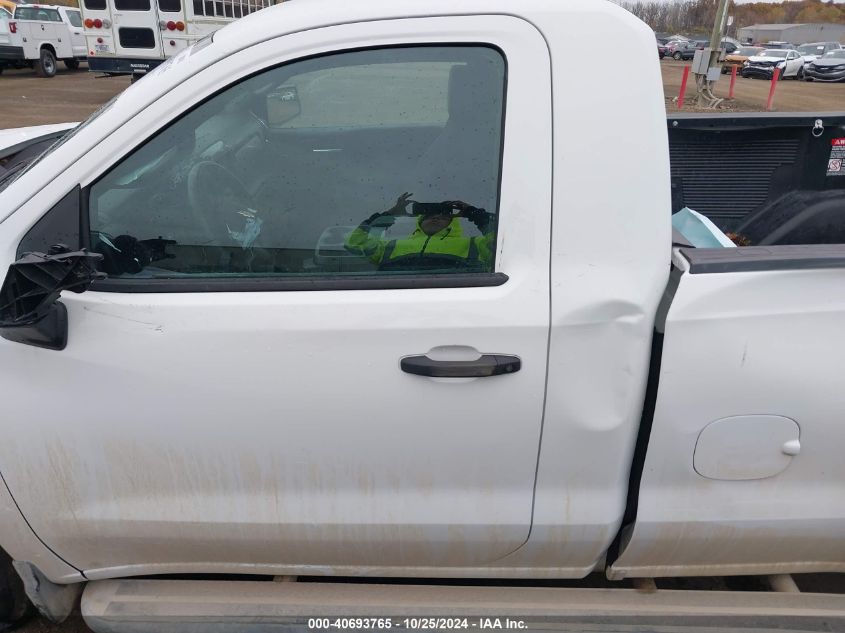 2023 Chevrolet Silverado 1500 2Wd Long Bed Wt VIN: 3GCNAAEDXPG312126 Lot: 40693765