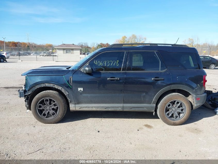 2021 Ford Bronco Sport Big Bend VIN: 3FMCR9B62MRA89581 Lot: 40693778