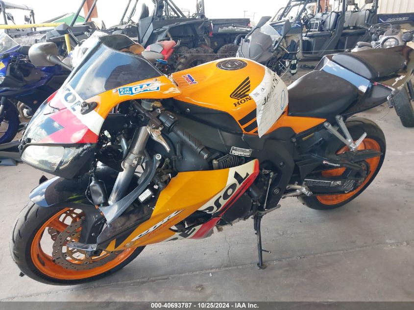 2007 Honda Cbr1000 Rr VIN: JH2SC57077M304357 Lot: 40693787