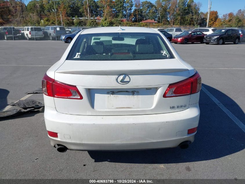 2011 Lexus Is 250 VIN: JTHBF5C26B2100983 Lot: 40693798