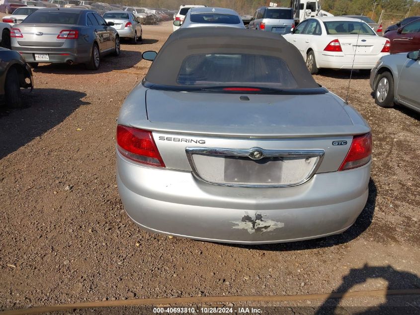 2006 Chrysler Sebring Gtc VIN: 1C3EL75R76N183328 Lot: 40693810