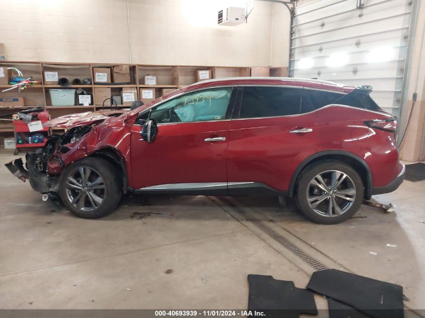 2021 Nissan Murano Platinum Intelligent Awd VIN: 5N1AZ2DS3MC135863 Lot: 40693939