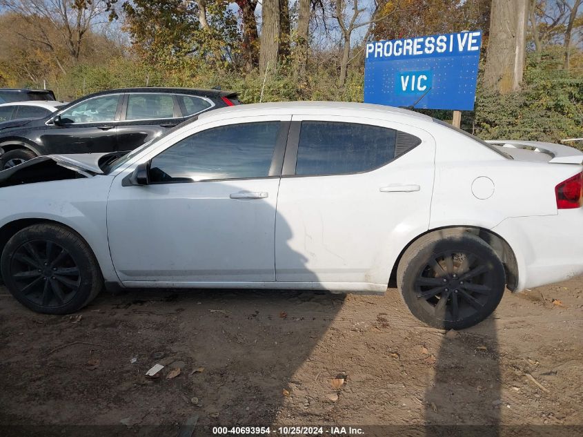 2014 Dodge Avenger Se VIN: 1C3CDZAB1EN116845 Lot: 40693954