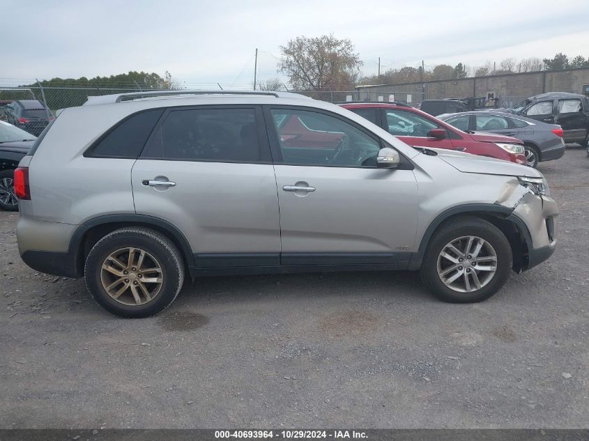 2014 Kia Sorento Lx VIN: 5XYKTCA68EG523465 Lot: 40693964