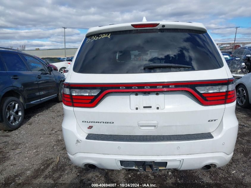 2019 Dodge Durango Gt Plus Awd VIN: 1C4RDJDG1KC536224 Lot: 40694007