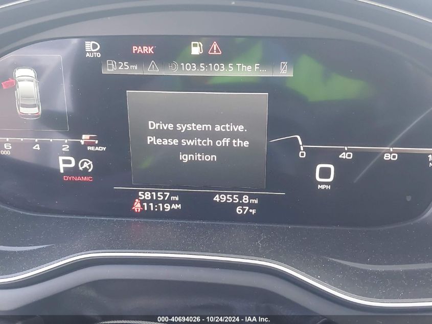 2023 Audi A4 Premium Plus 45 Tfsi S Line Quattro S Tronic VIN: WAUEAAF48PA032151 Lot: 40694026