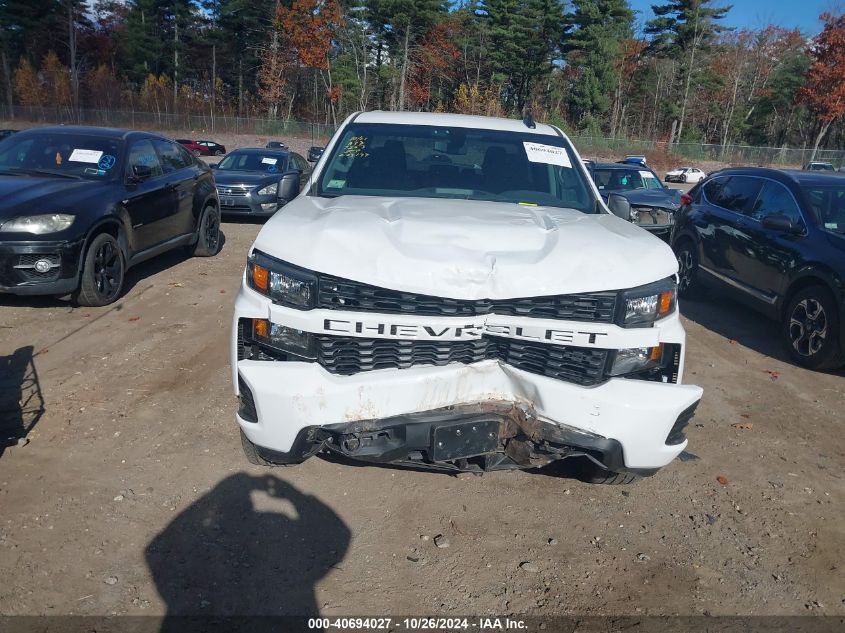 2022 Chevrolet Silverado 1500 Ltd 4Wd Short Bed Custom VIN: 3GCPYBEK1NG157553 Lot: 40694027