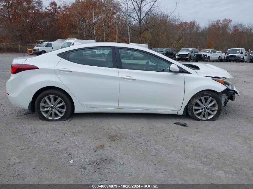 2016 Hyundai Elantra Se VIN: 5NPDH4AE7GH693075 Lot: 40694079