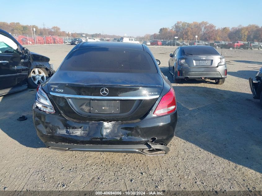 2017 Mercedes-Benz C 300 4Matic/Luxury 4Matic/Sport 4Matic VIN: 55SWF4KB7HU194911 Lot: 40694086