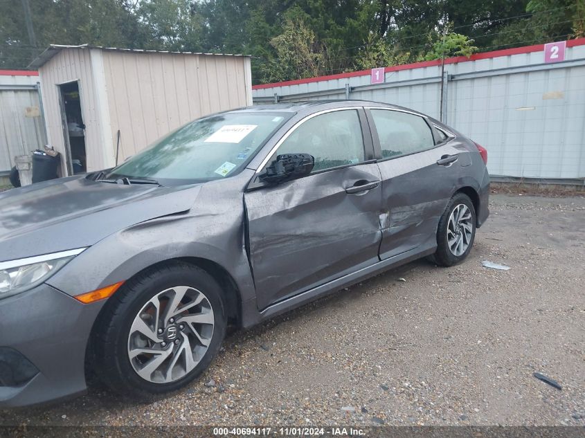 2018 Honda Civic Ex VIN: 19XFC2F72JE015139 Lot: 40694117