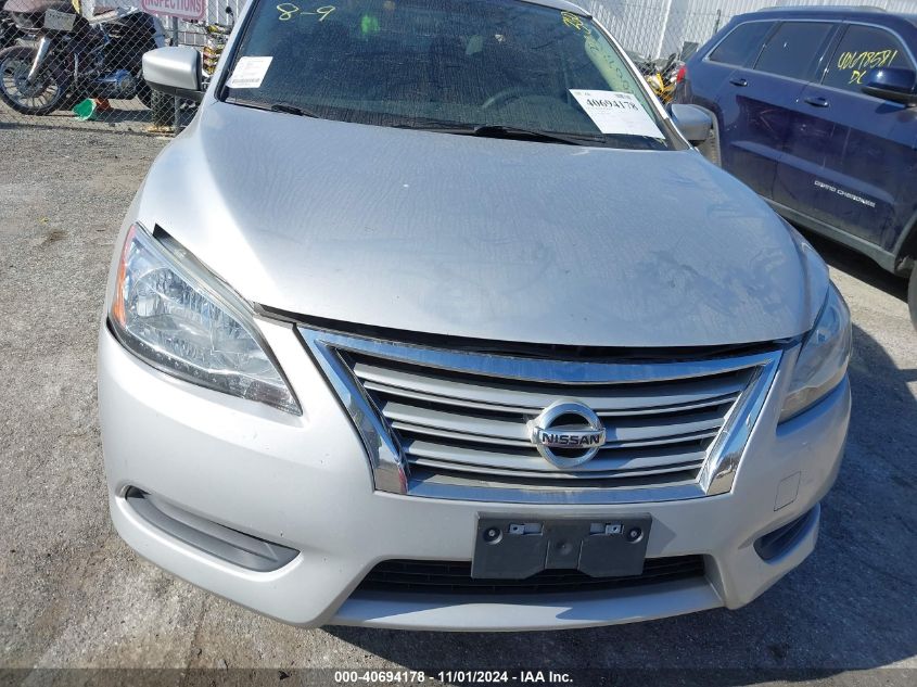 2013 Nissan Sentra Sv VIN: 3N1AB7AP4DL743601 Lot: 40694178