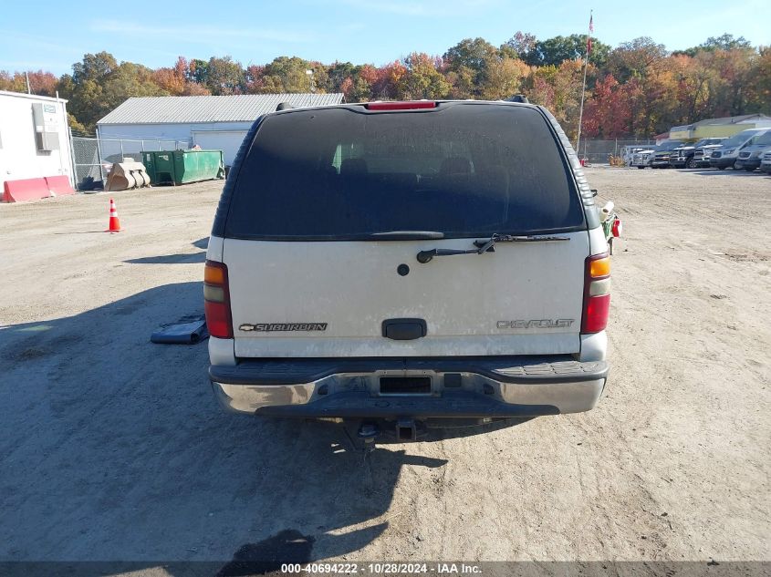 2003 Chevrolet Suburban C1500 VIN: 1GNEC16Z63J142884 Lot: 40694222