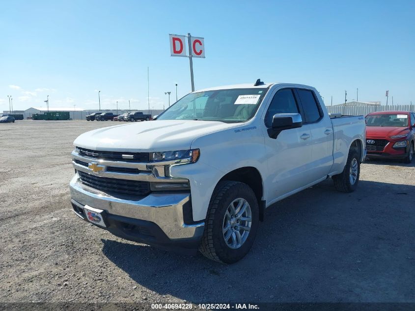 2021 Chevrolet Silverado 1500 4Wd Double Cab Standard Bed Lt VIN: 1GCRYDED8MZ102361 Lot: 40694228