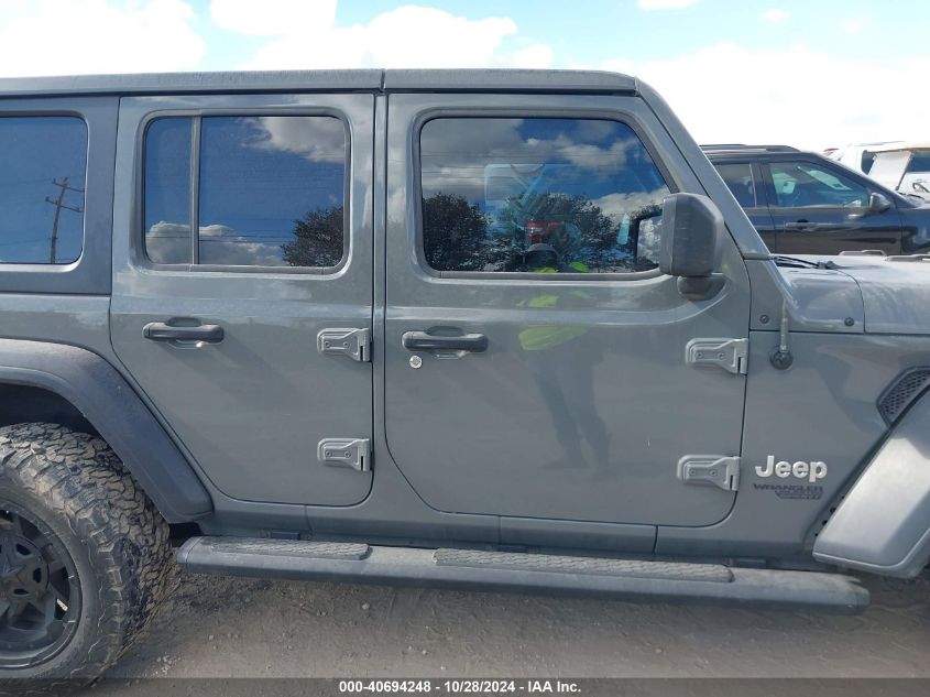 2019 Jeep Wrangler Unlimited Sport S 4X4 VIN: 1C4HJXDG3KW565617 Lot: 40694248