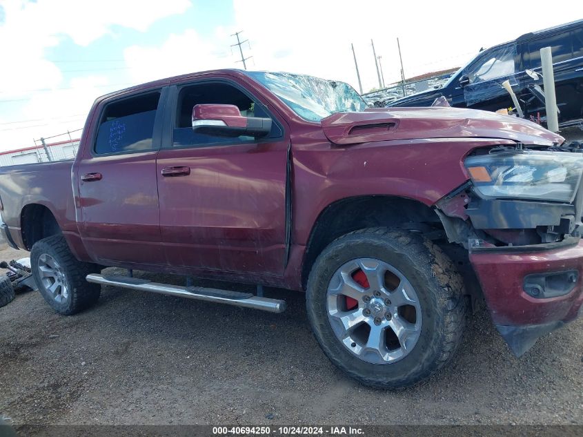 2019 Ram 1500 Big Horn/Lone Star 4X4 5'7 Box VIN: 1C6SRFFT2KN802226 Lot: 40694250