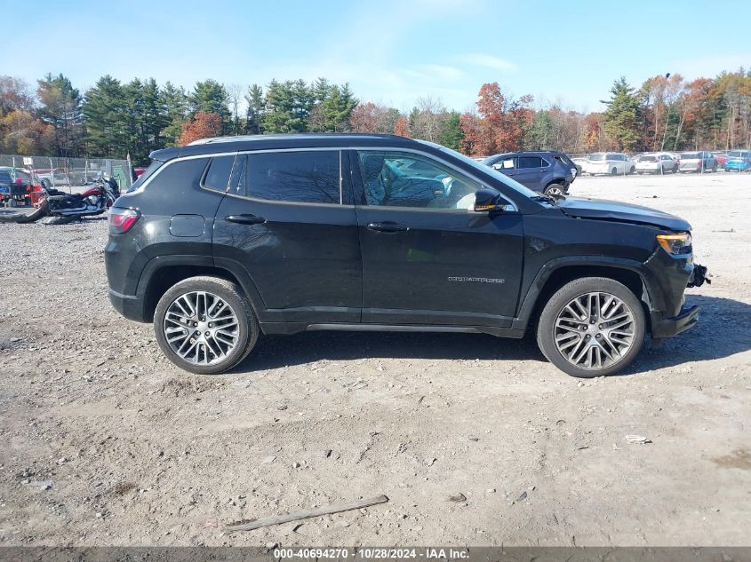 2022 Jeep Compass Limited 4X4 VIN: 3C4NJDCB4NT191536 Lot: 40694270