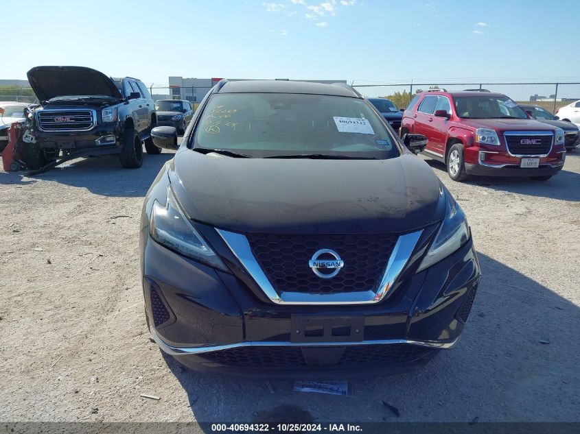 2020 Nissan Murano Sv Fwd VIN: 5N1AZ2BJ1LN154540 Lot: 40694322