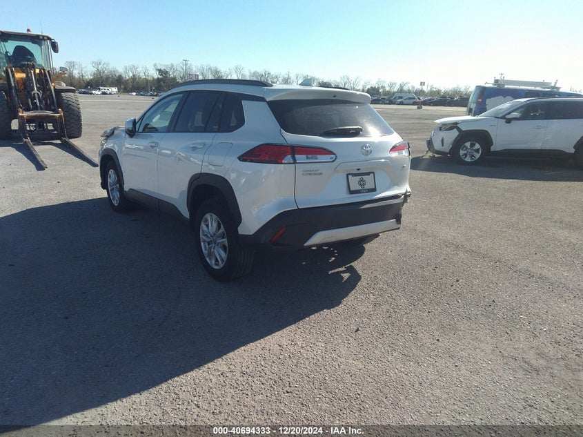 Vin: 7mucaaag0nv015913, lot: 41183657, toyota corolla cross le 20223