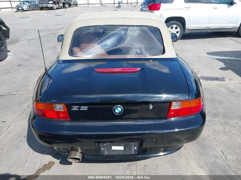 1997 BMW Z3 1.9L VIN: 4USCH7326VLB79403 Lot: 40694381