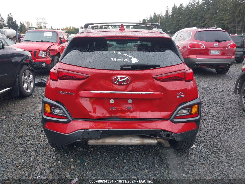 2020 Hyundai Kona Ultimate VIN: KM8K5CA50LU489286 Lot: 40694394