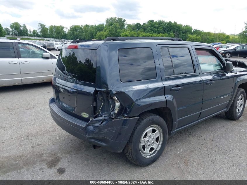 2014 Jeep Patriot Sport VIN: 1C4NJRBB8ED924787 Lot: 40694408