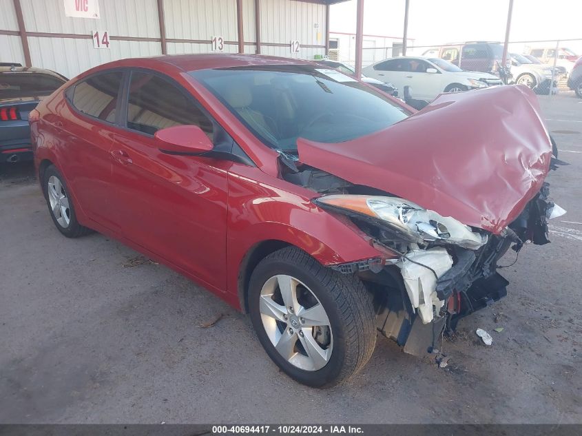 2013 Hyundai Elantra Gls VIN: KMHDH4AE0DU493054 Lot: 40694417