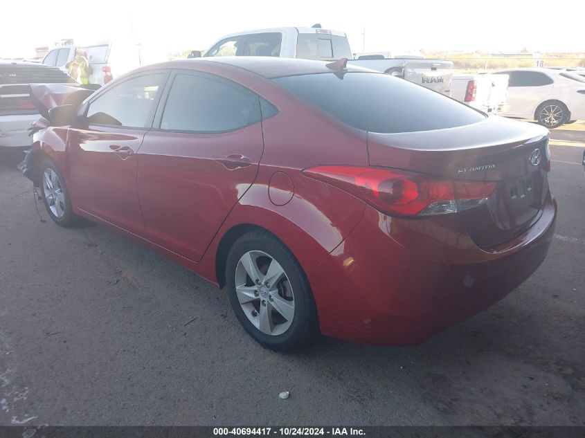 2013 Hyundai Elantra Gls VIN: KMHDH4AE0DU493054 Lot: 40694417