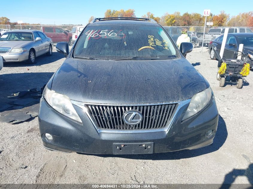 2010 Lexus Rx 350 VIN: 2T2ZK1BAXAC034656 Lot: 40694431