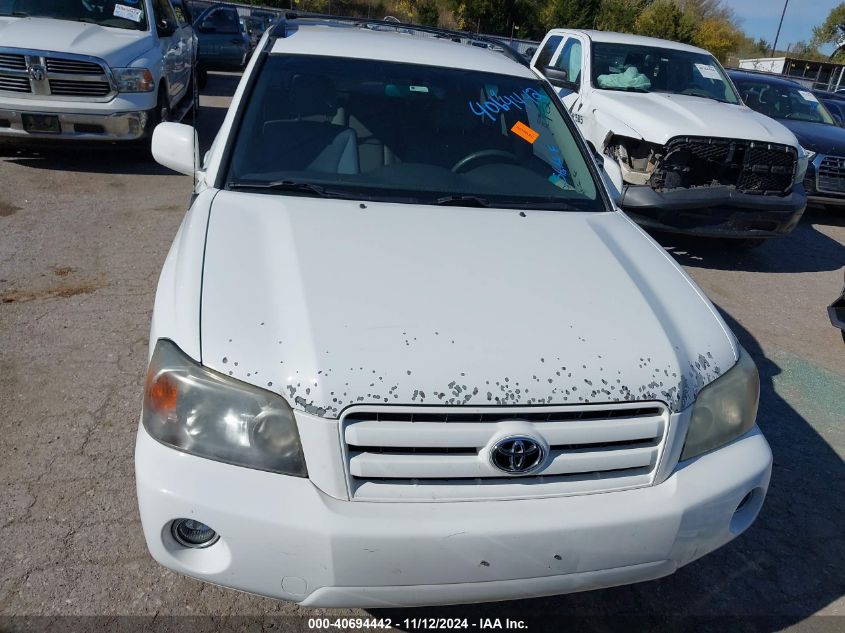 2007 Toyota Highlander VIN: JTEDD21A170157194 Lot: 40694442